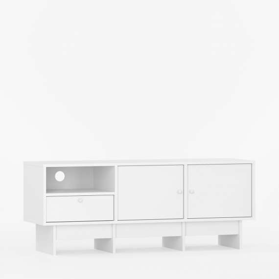 Tv-benk Kabe KTV2 125-180x60 cm - flere farger - 2 dører