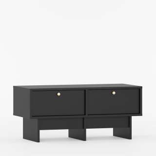 Tv-bord Kabe KNTV1 90-120x45 cm - flere farger - 2 skuffer