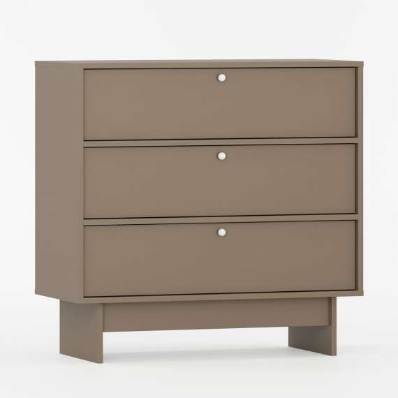 Kommode Kabe KK03 90-120x98 cm - Flere farger - 3 skuffer