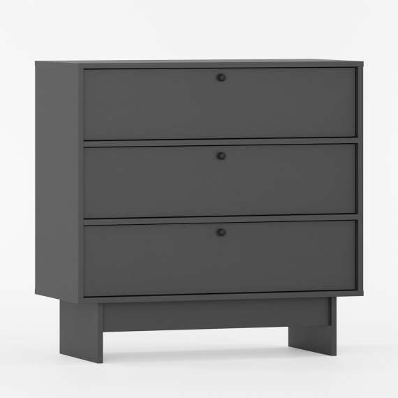 Kommode Kabe KK03 90-120x98 cm - Flere farger - 3 skuffer