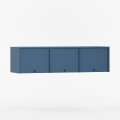 Veggskap Kabe PWK03 125-180x40 cm - 3 dører - flere farger