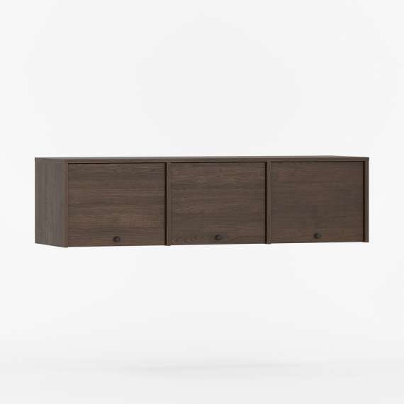 Veggskap Kabe PWK03 125-180x40 cm - 3 dører - flere farger