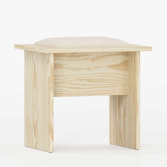 Sittebenk Kabe LK01 40-70x45 cm - med sittepute