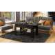 Sofabord Rio 130x55/67 cm - justerbart