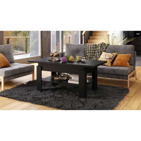 Sofabord Rio 130x55/67 cm - justerbart