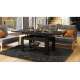 Sofabord Rio 130x55/67 cm - justerbart