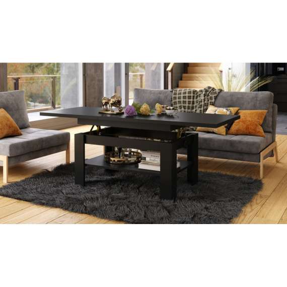 Sofabord Rio 130x55/67 cm - justerbart