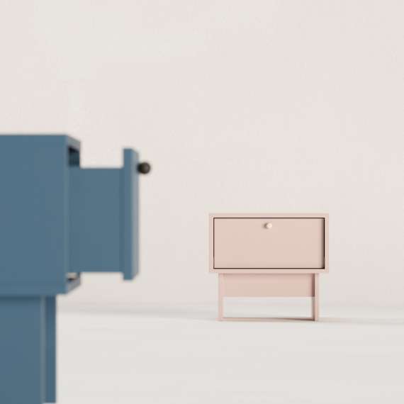 Nattbord Kabe SNK03 - 1 skuff - Flere farger