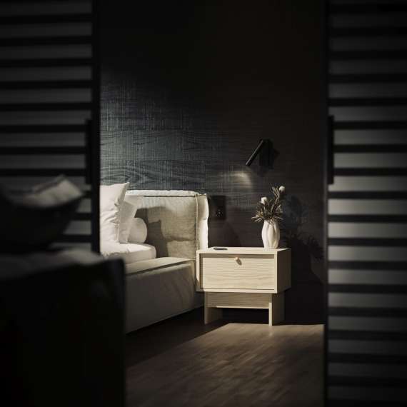 Nattbord Kabe SNK03 - 1 skuff - Flere farger