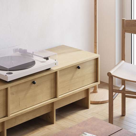 Tv-benk Kabe KNTV2 125-180x45 cm - Flere farger - 3 skuffer