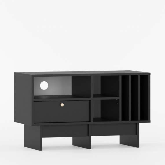 Tv-benk Kabe KTV1SW 90-120x60 cm - flere farger - vinylhylle