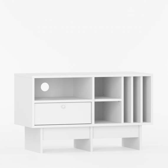 Tv-benk Kabe KTV1SW 90-120x60 cm - flere farger - vinylhylle