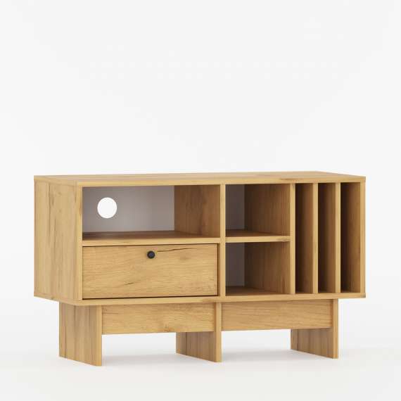 Tv-benk Kabe KTV1SW 90-120x60 cm - flere farger - vinylhylle