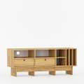 Tv-benk Kabe KTV2SW 125-180x60 cm - flere farger - 2 skuffer