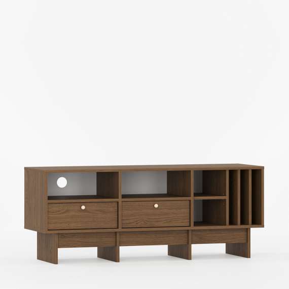 Tv-benk Kabe KTV2SW 125-180x60 cm - flere farger - 2 skuffer