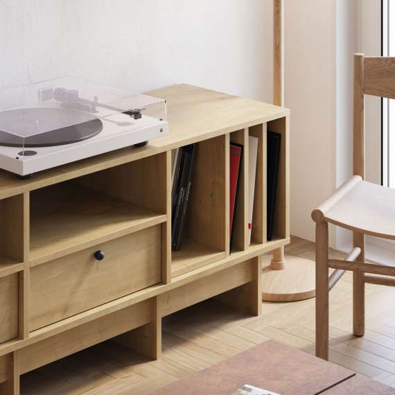 Tv-benk Kabe KTV2SW 125-180x60 cm - flere farger - 2 skuffer