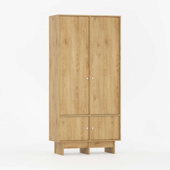 Garderobe Kabe SZK02 90-120x210 cm - flere farger - 4 dører