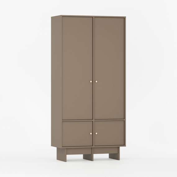 Garderobe Kabe SZK02 90-120x210 cm - flere farger - 4 dører