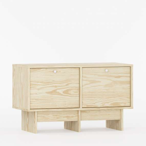 Skoskap Kabe KSB02 75-120x60 cm - 2 dører