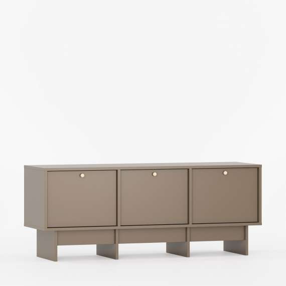 Skoskap Kabe KSB03 125-180x60 cm - flere farger - 3 dører