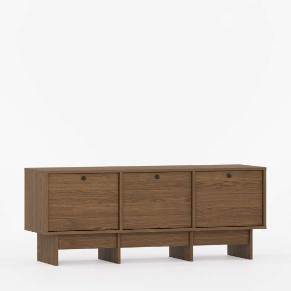 Skoskap Kabe KSB03 125-180x60 cm - flere farger - 3 dører