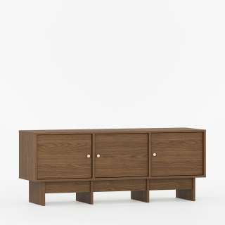 Tv-benk Kabe KTV3 125-180x60 cm - Flere farger - 3 dører