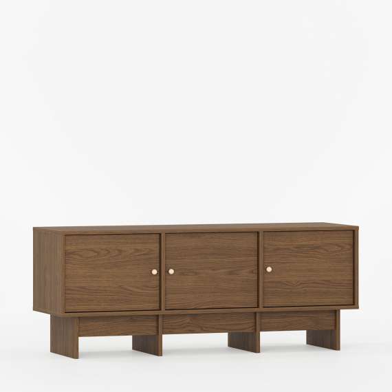 Tv-benk Kabe KTV3 125-180x60 cm - Flere farger - 3 dører