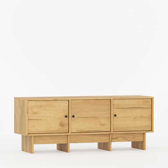 Tv-benk Kabe KTV3 125-180x60 cm - Flere farger - 3 dører