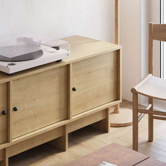 Tv-benk Kabe KTV3 125-180x60 cm - Flere farger - 3 dører