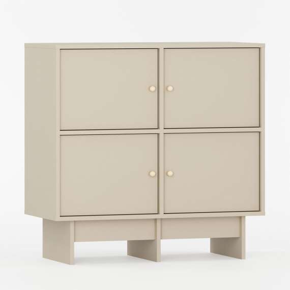 Skjenk Kabe KK01 90-120x98 cm - flere farger - 4 dører