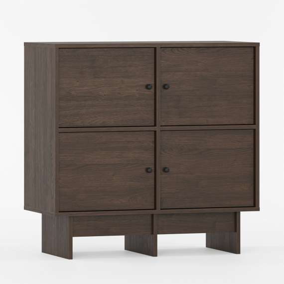 Skjenk Kabe KK01 90-120x98 cm - flere farger - 4 dører