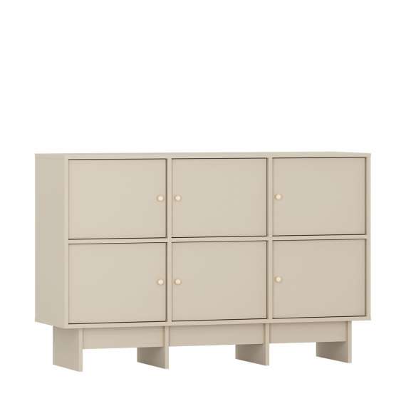 Tv-benk Kabe KK04 125-180x98 cm - Flere farger - 6 dører