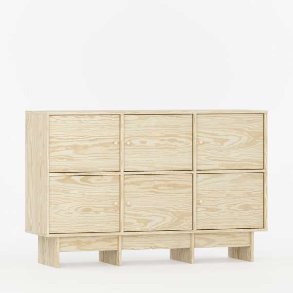 Tv-benk Kabe KK04 125-180x98 cm - Flere farger - 6 dører