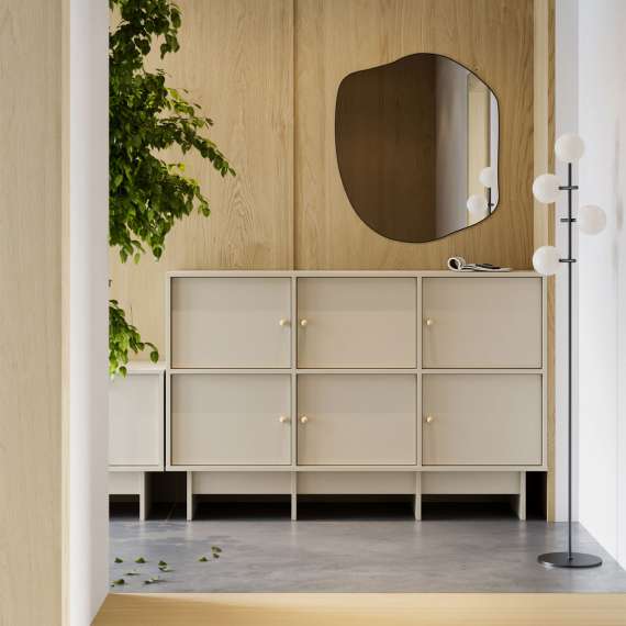 Tv-benk Kabe KK04 125-180x98 cm - Flere farger - 6 dører