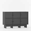 Tv-benk Kabe KK04 125-180x98 cm - Flere farger - 6 dører