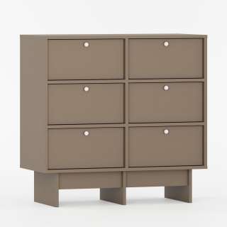 Skjenk Kabe KK02 90-120x98 cm - flere farger - 6 skuffer