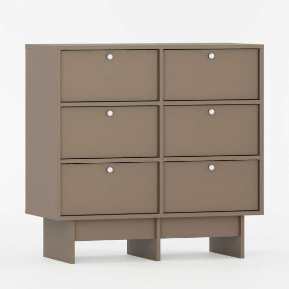 Skjenk Kabe KK02 90-120x98 cm - flere farger - 6 skuffer