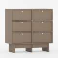 Skjenk Kabe KK02 90-120x98 cm - flere farger - 6 skuffer
