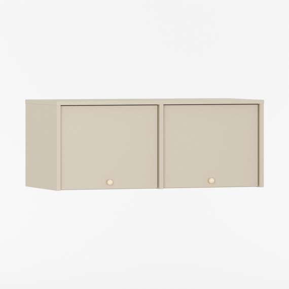 Veggskap Kabe PWK02 75-120x40 cm - 2 dører - flere farger