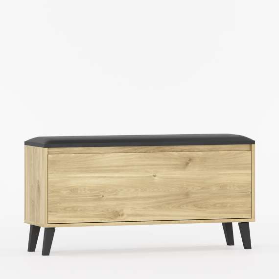 Skobenk Fenris 40-160x62 cm - Benk med sittepute - Velg bredde selv