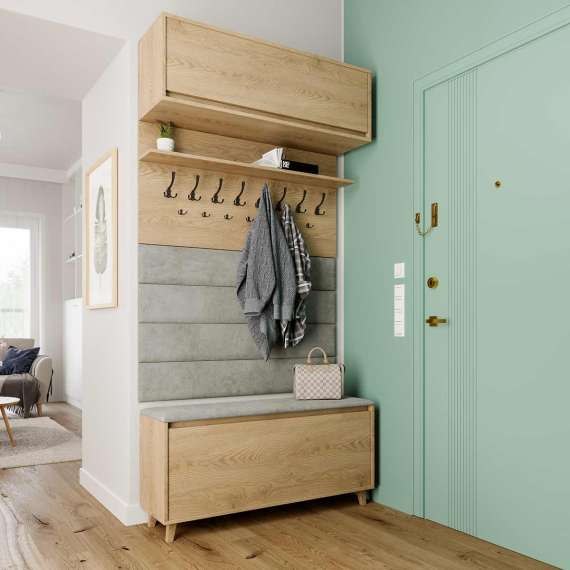 Overskap Fenris 40-140x40 cm - Flere farger - Veggskap