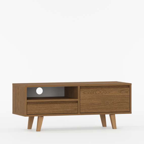 Tv-benk Fenris 100-145x52 cm - Velg farge selv - Høy - med ben