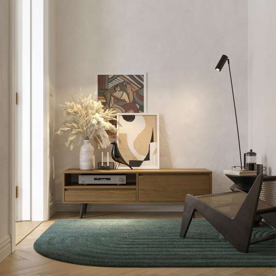 Tv-benk Fenris 100-145x52 cm - Velg farge selv - Høy - med ben