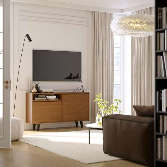 Skjenk Fenris 100-145x79 cm - Velg farge selv - 2 dører