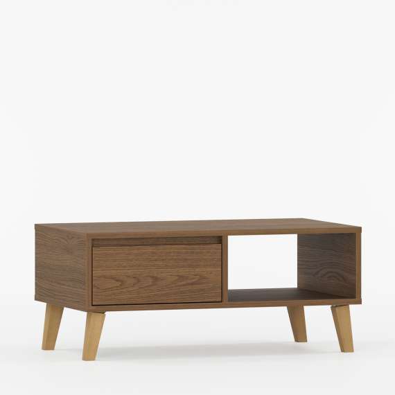 Stuebord Fenris 90x39 cm - Velg farge selv - med ben og skuff