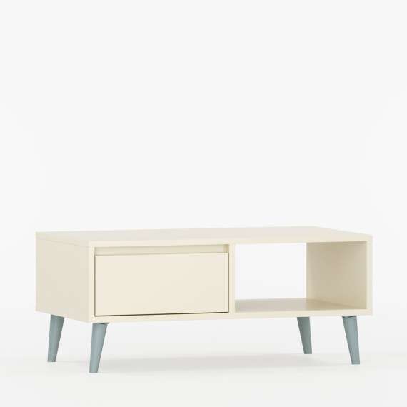 Stuebord Fenris 90x39 cm - Velg farge selv - med ben og skuff