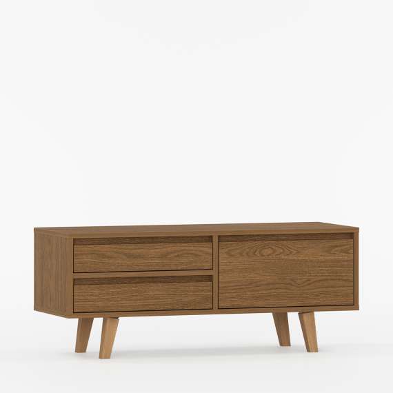 Tv-benk Fenris 100-145x52 cm - Velg farge selv - Høy - med ben