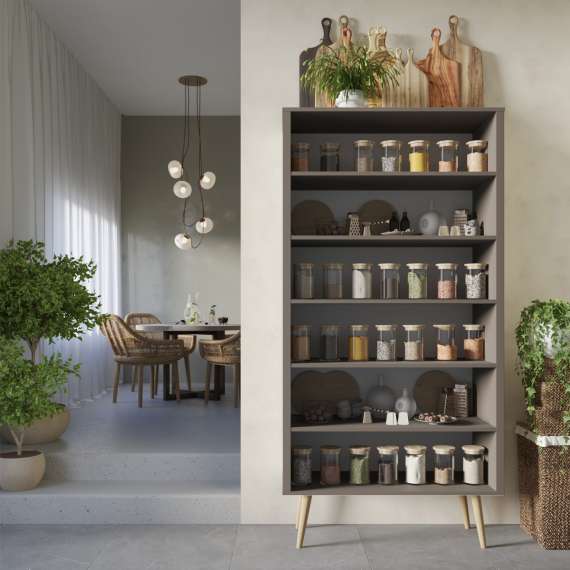 Reol - bokhylle Fenris 40-60x201 cm - Velg bredde og farge selv!