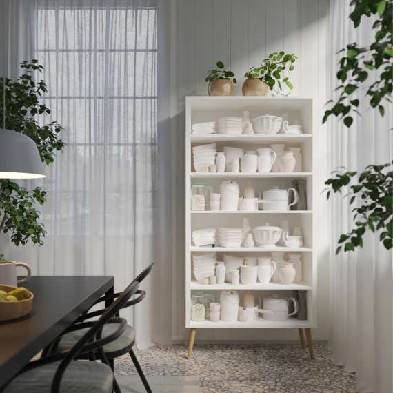 Reol - bokhylle Fenris 40-60x201 cm - Velg bredde og farge selv!