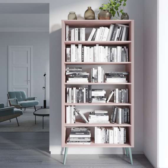 Reol - bokhylle Fenris 40-60x201 cm - Velg bredde og farge selv!